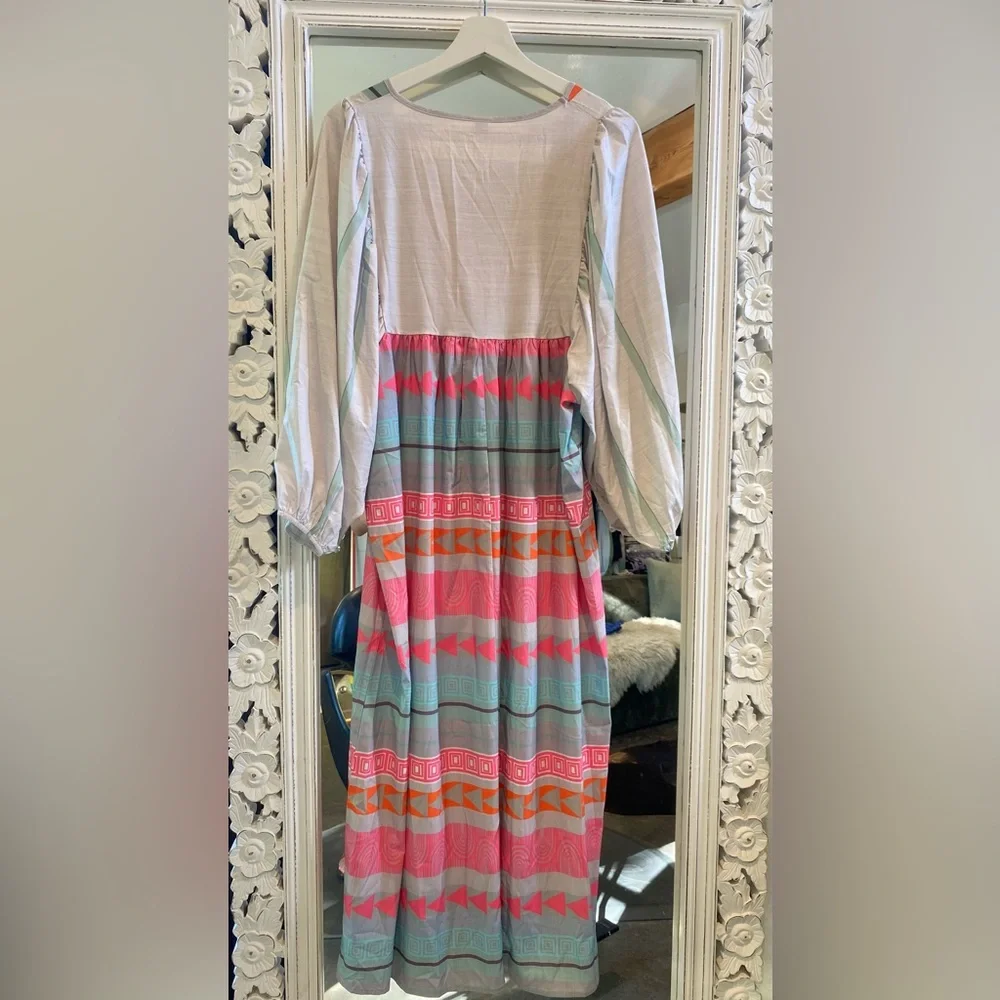 Colorful Geometric Patterned Dress - Picture 2 of 5